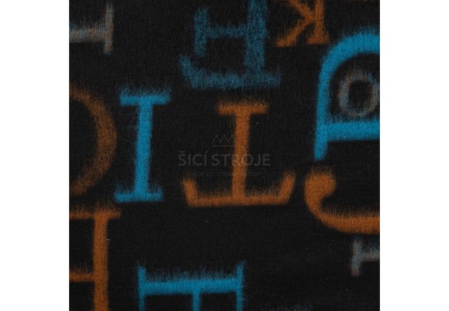 Colored Letters Keith - Petrol Rost