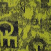 Brushed Letters Kai - Black Lime