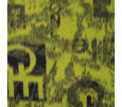 Brushed Letters Kai - Black Lime