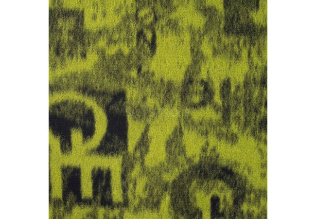 Brushed Letters Kai - Black Lime