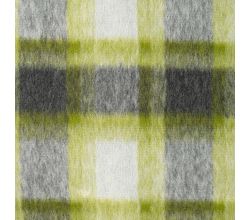 Brushed Check Kyran - Lime Grey