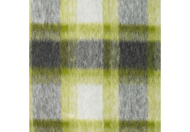 Brushed Check Kyran - Lime Grey