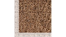 Quilt Print Animal - Leopard, Dark Brown