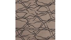 Scuba Suede Flame Print - Brush Strokes, Taupe