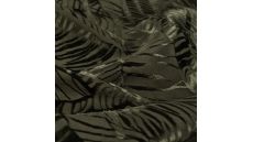 Viscose Jacquard Leaves - Leaves, Khaki