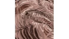 Viscose Jacquard Leaves - Leaves, Taupe