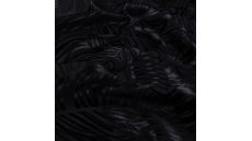 Viscose Jacquard Leaves - Leaves, Black