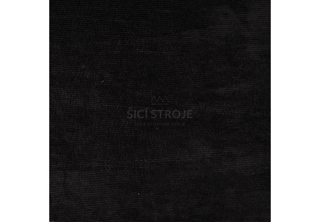 Washed Corduroy Bonded - Black