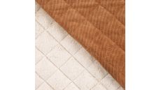 Quilt Washed Corduroy Bonded - Stone