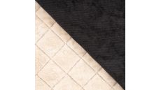 Quilt Washed Corduroy Bonded - Black
