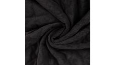 Quilt Washed Corduroy Bonded - Black