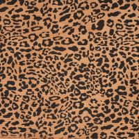 Washed Corduroy Printed - Leopard, Stone