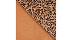Washed Corduroy Printed - Leopard, Stone