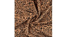 Washed Corduroy Printed - Leopard, Stone