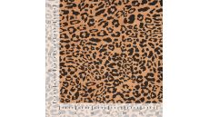Washed Corduroy Printed - Leopard, Stone