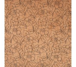 Washed Corduroy Printed - Flowers, Stone