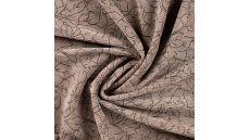 Washed Corduroy Printed - Flowers, Camel