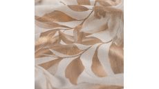 Scuba Suede Foil Print - Leaves, Sand