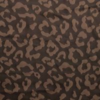 Viscose Jacquard - Leopard, Black