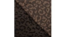 Viscose Jacquard - Leopard, Black