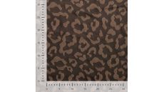 Viscose Jacquard - Leopard, Black