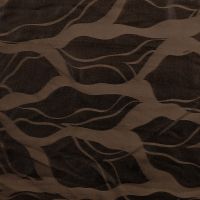 Viscose Jacquard - Abstract Stripes, Black