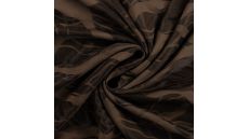 Viscose Jacquard - Abstract Stripes, Black