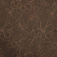 Viscose Jacquard - Flowers, Black