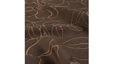 Viscose Jacquard - Flowers, Black