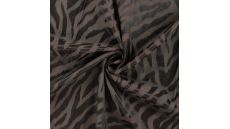 Viscose Jacquard - Zebra, Black