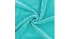 Nicky Velours Uni - Turquoise
