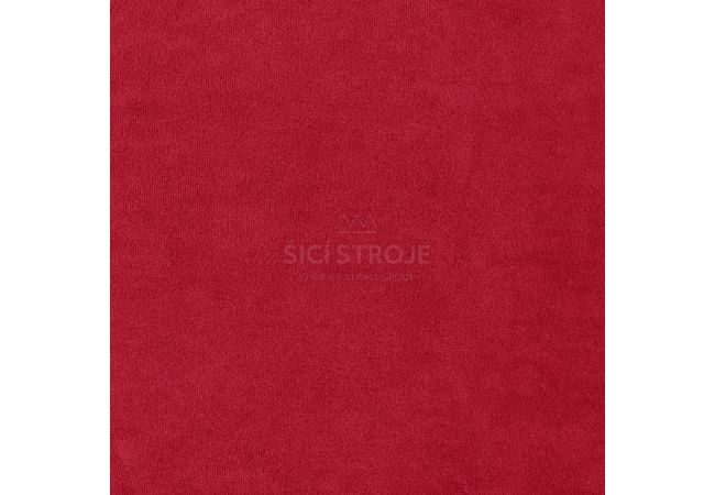 Nicky Velours Uni - Dark Red