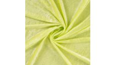 Velour De Pannes Uni - Lime