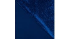 Velour De Pannes Uni - Royal