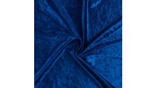 Velour De Pannes Uni - Royal