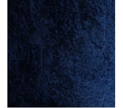 Velour De Pannes Uni - Navy