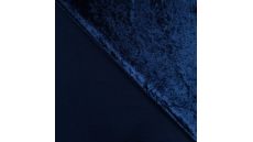 Velour De Pannes Uni - Navy