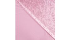 Velour De Pannes Uni - Light Rose