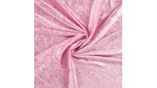 Velour De Pannes Uni - Light Rose