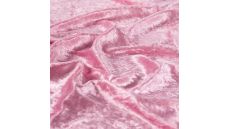 Velour De Pannes Uni - Light Rose
