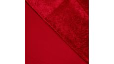 Velour De Pannes Uni - Red