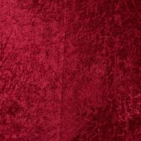 Velour De Pannes Uni - Bordeaux