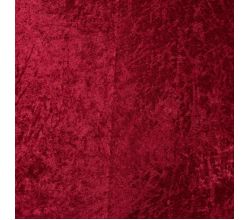 Velour De Pannes Uni - Bordeaux