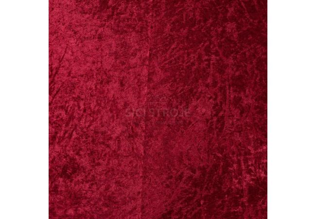 Velour De Pannes Uni - Bordeaux