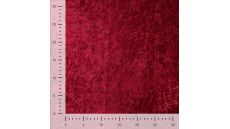 Velour De Pannes Uni - Bordeaux