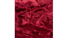 Velour De Pannes Uni - Bordeaux