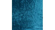 Velour De Pannes Uni - Dark Petrol