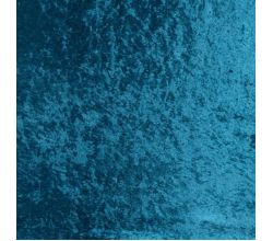 Velour De Pannes Uni - Dark Petrol