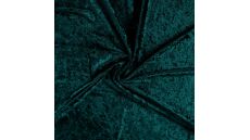 Velour De Pannes Uni - Bottle Green