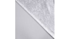 Velour De Pannes Uni - Optical White